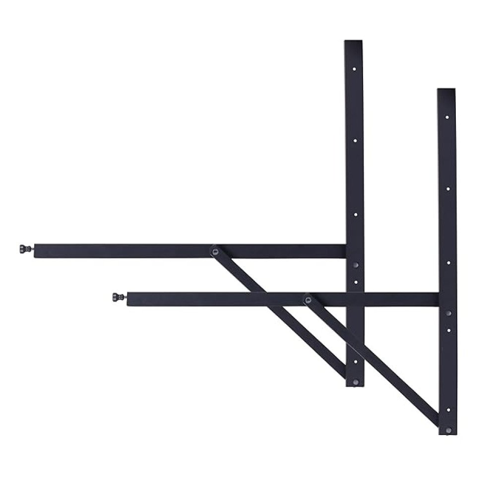 Folding Table Brackets with Collapsible Hinges (2ft) – Heavy Duty