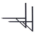 Folding Table Brackets with Collapsible Hinges (2ft) – Heavy Duty