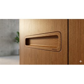 Wooden Full Conceal Handle for Wardrobe & Cabinet | 4 Inch to 48 Inch