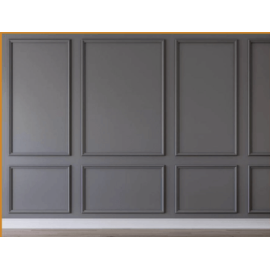 HDHMR Exterior Grade Moulding Center Design 8ft – Paintable Wall Decor