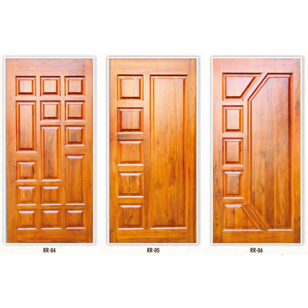 Teakwood Panel Door – 32mm Thickness for Superior Durability and Style