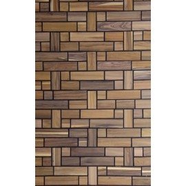Decorative 3-D wall panel Natural veneer 8X4 
