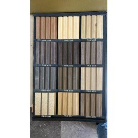 3D Charcoal Louver Wall Panel – Decorative Panel 1..