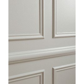 PVC Wall Moulding Strip 8ft – Charcoal, Paintable & Easy to Install