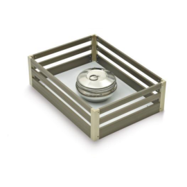 Aluminum Kitchen Basket Plain  4 inches