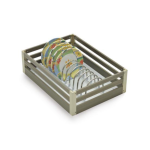 Aluminum Kitchen Basket Dish and Plate  6 inches