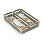 Aluminum Kitchen Basket Partition  4 inches